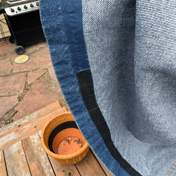 Vintage denim wrap skirt - Picture 5 of 5